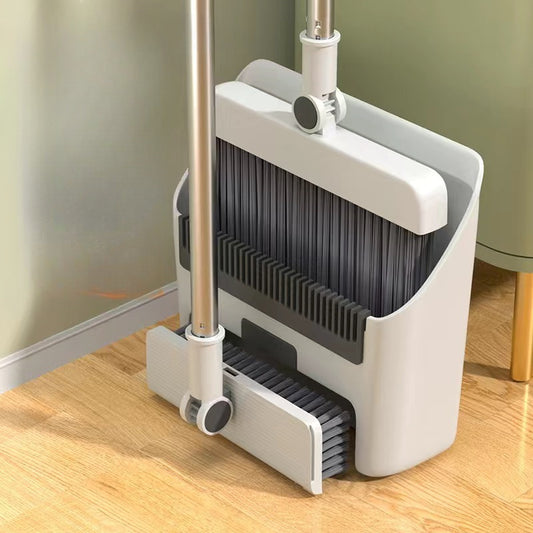 3-in-1 Home Cleaning Kit: Broom, dustpan and Brush