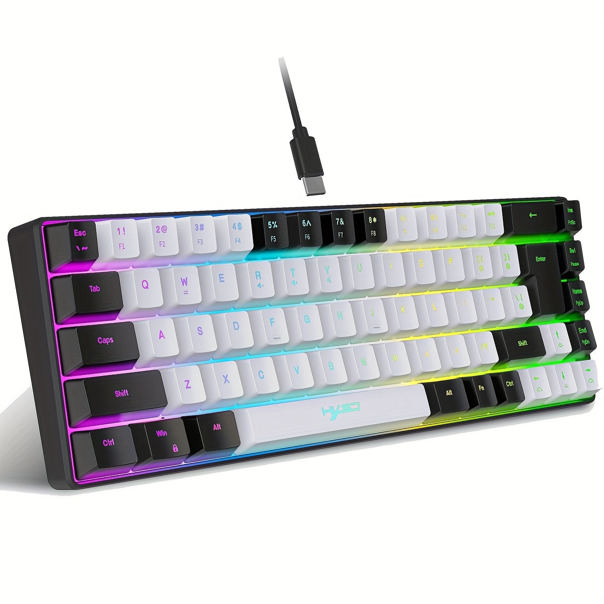 Ultra-Slim RGB Backlit Gaming Keyboard 60%