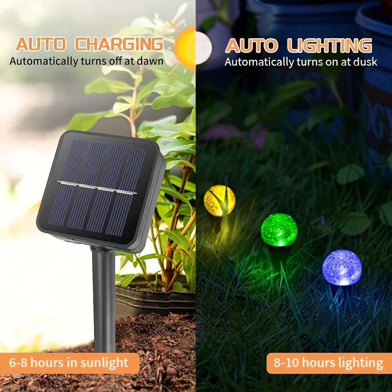 20pcs Solar Garden Lights with 8 Modes