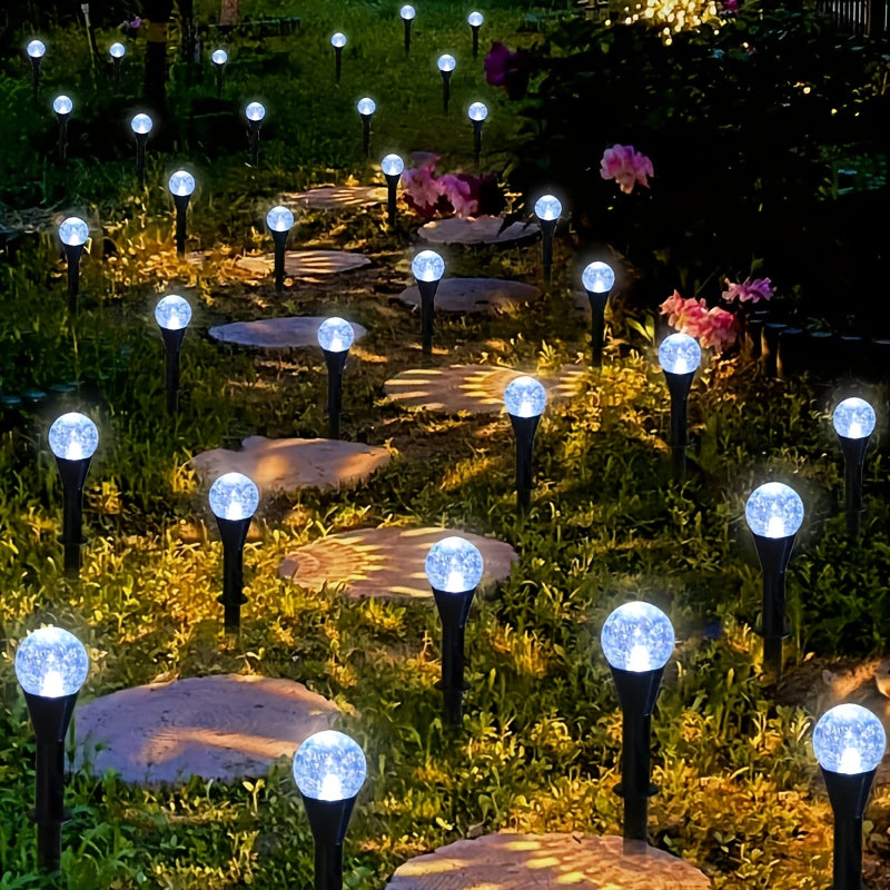 20pcs Solar Garden Lights with 8 Modes