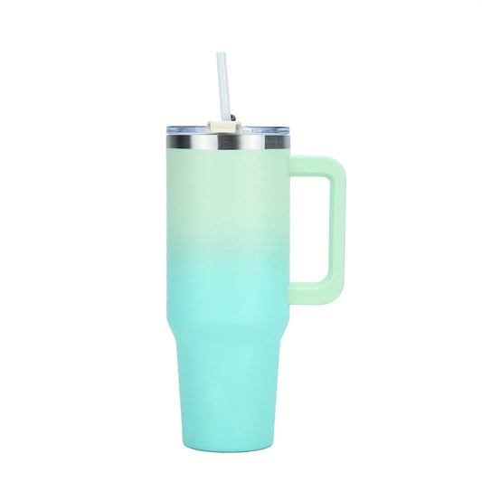 30oz/40oz Stainless Steel Vacuum Insulated Tumbler with Handle and Straw